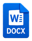 Word DOCX 100% Editable